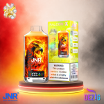 JNR Falcon X 18K Banana Ice Einweg Vape mit bis zu 18000 Zügen und Bananen-Geschmack mit Ice-Note