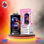JNR Falcon X 18K Cherry Berry Einweg Vape mit bis zu 18000 Zügen und Kirsch-Beeren-Geschmack