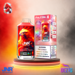 JNR Falcon X 18K Cherry Watermelon Freeze Einweg Vape mit bis zu 18000 Zügen und Kirsch-Wassermelonen-Geschmack mit Freeze-Note