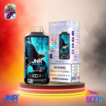 JNR Falcon X 18K Grape Ice Einweg Vape mit bis zu 18000 Zügen und Trauben-Geschmack mit Ice-Note