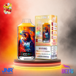 JNR Falcon X 18K Strawberry Banana Einweg Vape mit bis zu 18000 Zügen und Erdbeer-Bananen-Geschmack