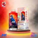 JNR Falcon X 18K Strawberry Ice Einweg Vape mit bis zu 18000 Zügen und Erdbeer-Geschmack mit Ice-Note