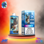 JNR RageGorilla 55K Blueberry Ice Einweg Vape mit bis zu 55000 Zügen und Blaubeer-Geschmack mit Ice-Note