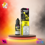 Liquid Ghost Salts 10ml Nikotinsalz Banana Foam Sweets mit Bananenschaum-Süßigkeiten-Geschmack.