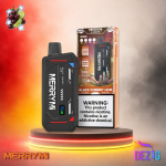 MerryMi M-Mecha 16K Black Cherry Lime Einweg Vape mit 16000 Zügen und fruchtigem Schwarzkirsche-Limette-Geschmack