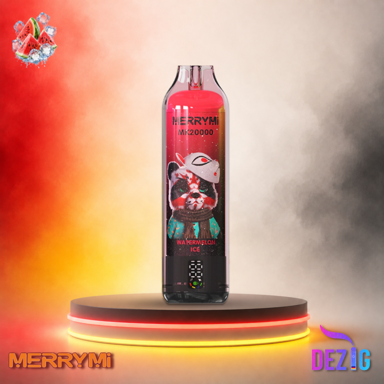 MerryMi MK 20K Watermelon Ice Einweg Vape mit 20000 Zügen und erfrischendem Wassermelonen-Geschmack
