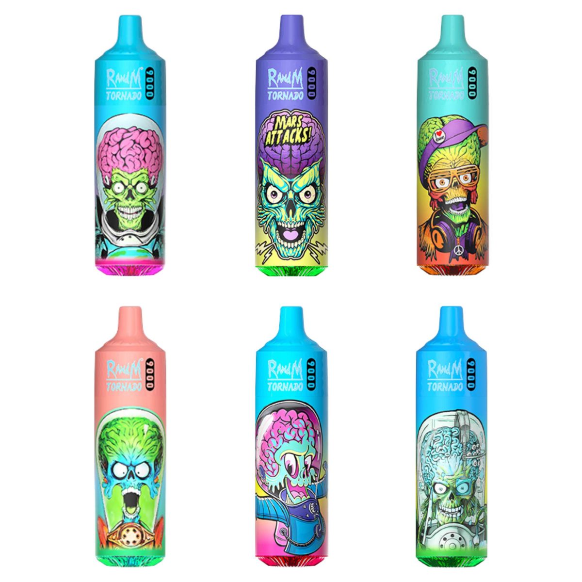 randm tornado 9000 blue razz ice RandM Tornado 9000 - Blauw Razz-ijs