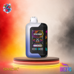 Smok Spaceman 40K Blueberry Raspberry Einweg Vape mit Blaubeer-Himbeer-Geschmack und 40000 Zügen.