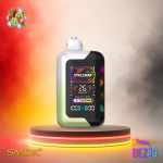 Smok Spaceman 40K Strawberry Kiwi Einweg Vape mit Erdbeer-Kiwi-Geschmack und 40000 Zügen.