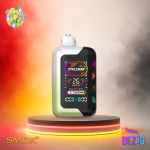 Smok Spaceman 40K White Grape Ice Einweg Vape mit weißen Trauben-Ice-Geschmack und 40000 Zügen.