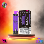 Ghost Shisha 15K Grape Mint Einweg Vape mit 15000 Zügen und erfrischendem Traube-Minze-Geschmack.