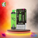 Ghost Shisha 15K Gum Mint Einweg Vape mit 15000 Zügen und erfrischendem Kaugummi-Minze-Geschmack.