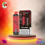 Ghost Shisha 15K Two Apple Einweg Vape mit 15000 Zügen und klassischem Doppelapfel-Geschmack.