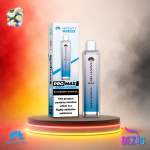 Hayati Pro Max 4K Blueberry Banana Einweg Vape mit Blaubeer-Bananen-Geschmack und 4000 Zügen.