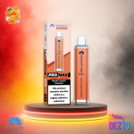 Hayati Pro Max 4K Rocky Candy Orange Einweg Vape mit Rocky-Candy-Orangen-Geschmack und 4000 Zügen.