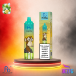 Fumot Tornado 15K Green Apple Citrus Menthol Einweg Vape mit bis zu 15000 Zügen und frischem Grünapfel-Zitrus-Menthol-Geschmack