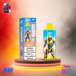 JNR Leopard 40K Blueberry Cherry Cranberry Einweg Vape mit Blaubeer-Kirsch-Cranberry-Geschmack und 40000 Zügen.