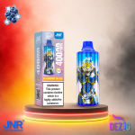 JNR Leopard 40K Blueberry On Ice Einweg Vape mit Blaubeer-Ice-Geschmack und 40000 Zügen.