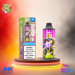 JNR Leopard 40K Passion Fruit Kiwi Einweg Vape mit Passionsfrucht-Kiwi-Geschmack und 40000 Zügen.