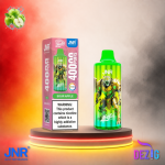 JNR Leopard 40K Sour Apple Einweg Vape mit saurem Apfel-Geschmack und 40000 Zügen.