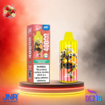 JNR Leopard 40K Strawberry Banana Einweg Vape mit Erdbeer-Bananen-Geschmack und 40000 Zügen.