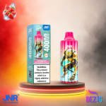JNR Leopard 40K Strawberry Watermelon Ice Einweg Vape mit Erdbeer-Wassermelonen-Ice-Geschmack und 40000 Zügen.