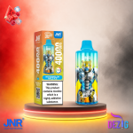 JNR Leopard 40K Watermelon Razz Ice Einweg Vape mit Wassermelonen-Himbeer-Ice-Geschmack und 40000 Zügen.