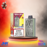 JNR Mega Box 25K Fizzy Cherry Cola Einweg Vape mit 25000 Zügen und spritzigem Kirsch-Cola-Geschmack.