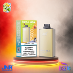 JNR Mega Box 25K Lemon Lime Einweg Vape mit 25000 Zügen und erfrischendem Zitronen-Limetten-Geschmack.