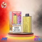JNR Mega Box 25K Strawberry Banana Einweg Vape mit 25000 Zügen.