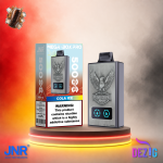 JNR Mega Box Pro 50K Cola Ice Einweg Vape mit eisgekühltem Cola-Geschmack und 50000 Zügen.