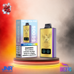 JNR Mega Box Pro 50K Sour Cherry Ice Einweg Vape mit saurem Kirsch-Ice-Geschmack und 50000 Zügen.
