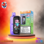 MerryMi Panda X 40K Blueberry Watermelon Einweg Vape mit 40000 Zügen und fruchtigem Blaubeer-Wassermelonen-Geschmack