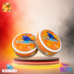 Iceberg Ninja Orange Snus Nikotinbeutel mit Orangen-Geschmack, 20 Beuteln und 40mg Nikotin.