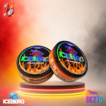 Iceberg Dragonfire Snus Nikotinbeutel mit Dragonfire-Geschmack, 20 Beuteln und 40mg Nikotin.