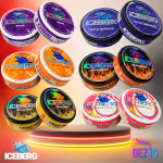 Iceberg Mix Snus Nikotinbeutel mit gemischten Geschmacksrichtungen, 20 Beuteln und 40mg Nikotin.