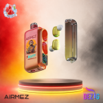 AirMez X Beats 40K Watermelon Ice Einweg Vape mit Wassermelonen-Ice-Geschmack und 40000 Zügen.