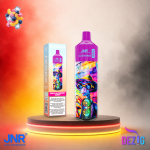 JNR Alien Max 18K Peach Blueberry Candy Einweg Vape mit Pfirsich-Blaubeer-Candy-Geschmack und 18000 Zügen.