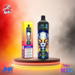 JNR Alien Max 18K Strawberry Watermelon Bubblegum Einweg Vape mit Erdbeer-Wassermelonen-Bubblegum-Geschmack und 18000 Zügen.
