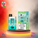 Fumot ECO 2in1 50K Cool Mint Watermelon Ice Einweg Vape mit Cool-Mint- und Wassermelonen-Ice-Geschmack und 50000 Zügen.