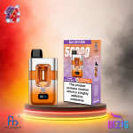 Fumot ECO 2in1 50K Grape Gummy Bear Strawberry Gummy Bear Einweg Vape mit Trauben-Gummibärchen- und Erdbeer-Gummibärchen-Geschmack und 50000 Zügen.