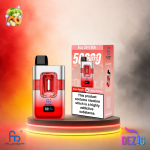 Fumot ECO 2in1 50K Sour Apple Juicy Peach Einweg Vape mit Sour-Apple- und saftigem Pfirsich-Geschmack und 50000 Zügen.