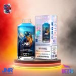 JNR Falcon X 18K Blueberry Raspberry Cherry Einweg Vape mit bis zu 18000 Zügen und Blaubeer-Himbeer-Kirsch-Geschmack