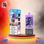 JNR Quads 4in1 120K Kiwi Watermelon Ice, Strawberry Watermelon Ice, Black Dragon Ice und Strawberry Kiwi Einweg Vape mit 120000 Zügen.