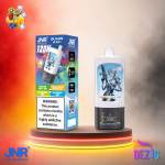 JNR Quads 4in1 120K Passion Fruit Kiwi, Peach Mango Pineapple, Strawberry Kiwi und Blueberry Kiwi Einweg Vape mit 120000 Zügen.