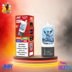 JNR Quads 4in1 120K Peach Mango Pineapple, Passion Fruit Kiwi, Cola Ice und Summer Peaches Einweg Vape mit 120000 Zügen.
