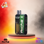 MaxiPuff Puff Klip 18K Watermelon Melon Einweg Vape mit Wassermelonen-Melonen-Geschmack und 18000 Zügen.