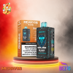 MerryMi Blade 30K Iced Peach Melon Einweg Vape mit 30000 Zügen und erfrischendem Pfirsich-Melonen-Geschmack