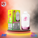 JNR LionKing 42K Strawberry Ice Einweg Vape mit Erdbeer-Ice-Geschmack und 42000 Zügen.
