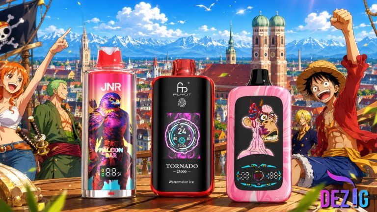 Einweg Vapes in München mit Fumot, JNR und DEZIG.de